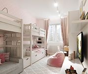 Дизайн проект 2-х комнатной квартиры 86 м2 в ФМР Краснодара